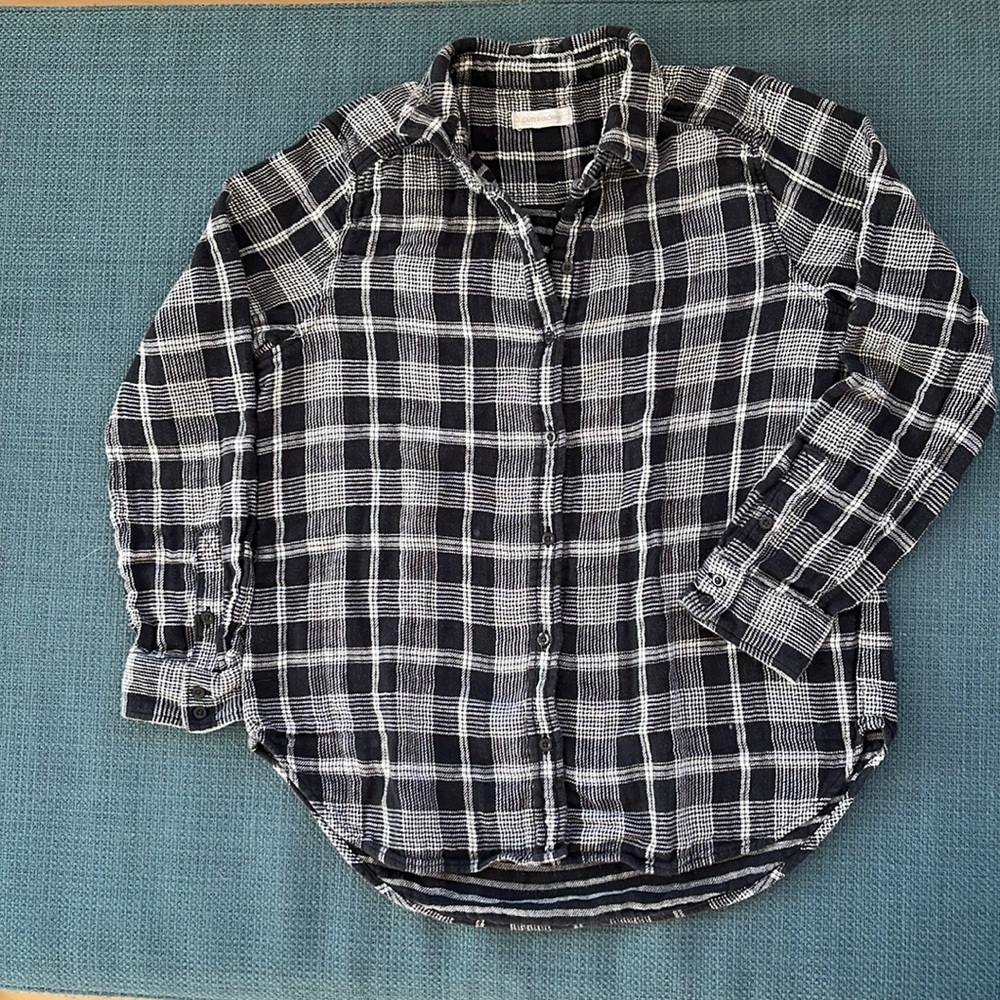 Outerknown Costa Double Weave Shirt XS flannel